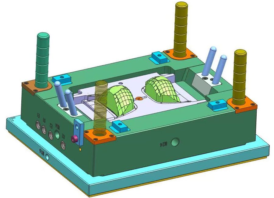 plastic injection mold parting line