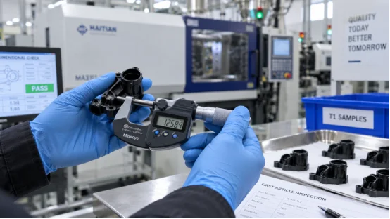 T1 sample dimensional quality inspection